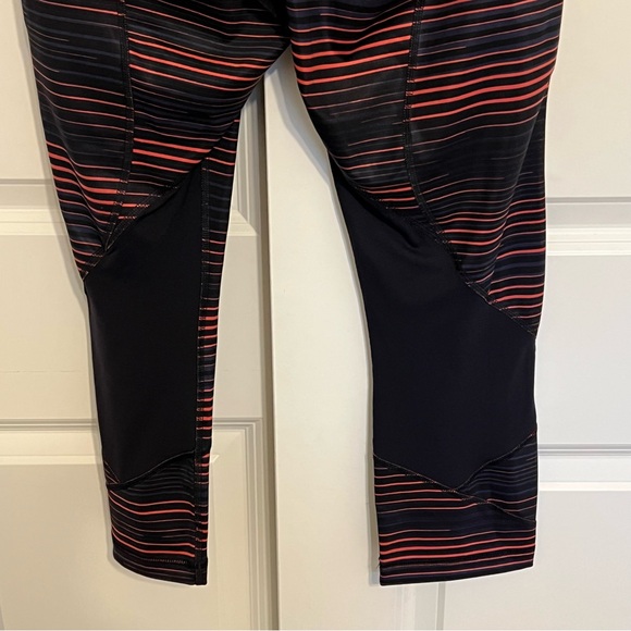 Lululemon Leggings 6 Pace Rival Crop Luxtreme Twisted Dune Red Black Pants Run - Picture 6 of 16